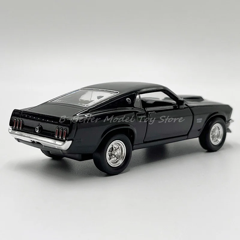 1:36 Diecast Model Metal Toy 1969 Mustang Boss 429 Pull Back Car Replica in miniatura