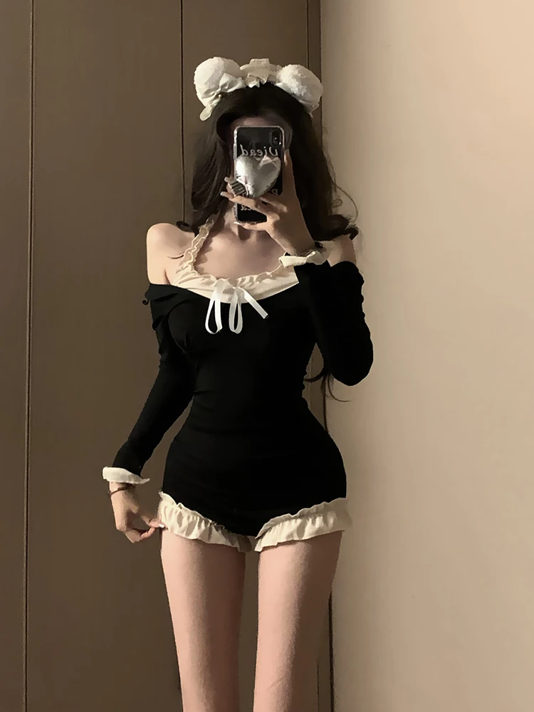 

Conservative Sle One-Piece Swimsuit Women's Belly Covering Small Chest Flattering Pure Desire Sweet Sle Swimming Suit