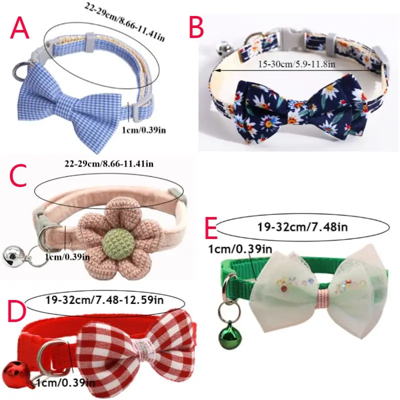 1PC Plaid Print Pet Welpen Hunde Einstellbare Fliege Kragen Krawatte Bowknot Karierten Bowtie Urlaub Hochzeit Dekoration Zubehör