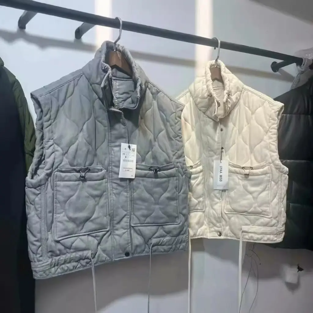 

Женский модный повседневный кардиган без рукавов, пальто, свободный хлопковый жилет, осенний новый стиль, модный воротник Spice Girls