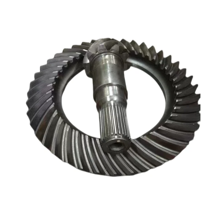 For 175-21-00080 Iron Bevel Pinion & Ring Gear Assy Fit D155C-1D Bulldozer Final Drive Transmission Replacement Part Stsz