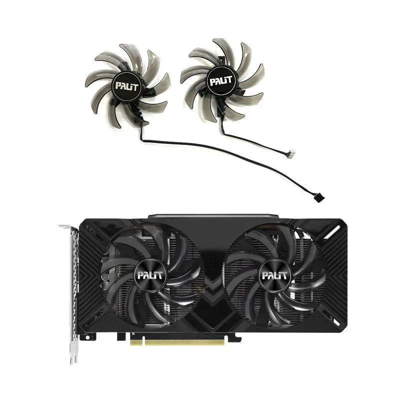 Совершенно новый сменный вентилятор для видеокарты PALIT GeForce RTX2060 2060S GTX1660 1660ti 1660S с двойным OC GA91S2U
