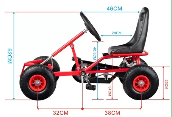 Seat Pedal Go Kart for Adults Go-kart & Kart Racer Parts & Accessories
