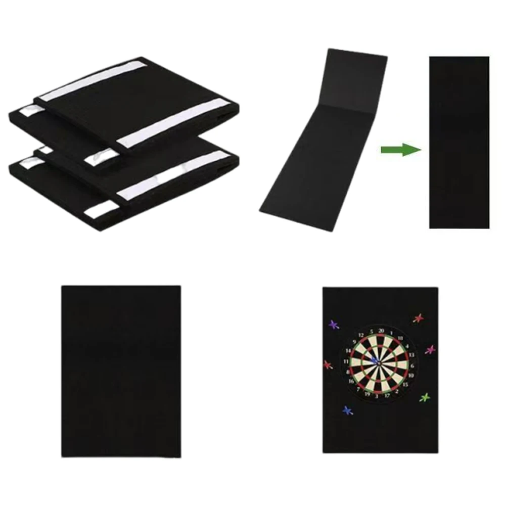 Dartboard Wall Protector Self-Adhesive Dartboard Border Felt Wall Protector for Professional