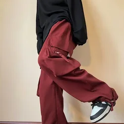 Pantaloni maschili multitasche larghi pantaloni Cargo da uomo nero estetico Multi tasca dritto a buon mercato Casual cotone Harajuku lungo lusso