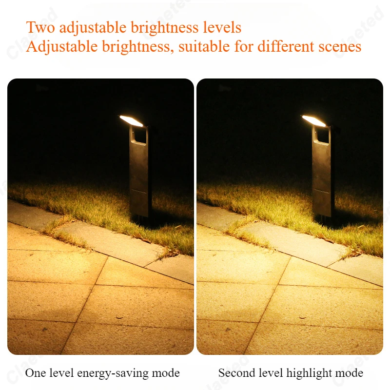 New Solar Powered Outdoor Waterproof Courtyard Light Household Floor Plug Landscape Lawn Light Atmosphere Decoration Lighting