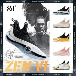 361 gradi ZEN VI scarpe da basket professionali da uomo Low-top indossabile cuscino di supporto traspirante rimbalzo Sneakers maschili 572431108