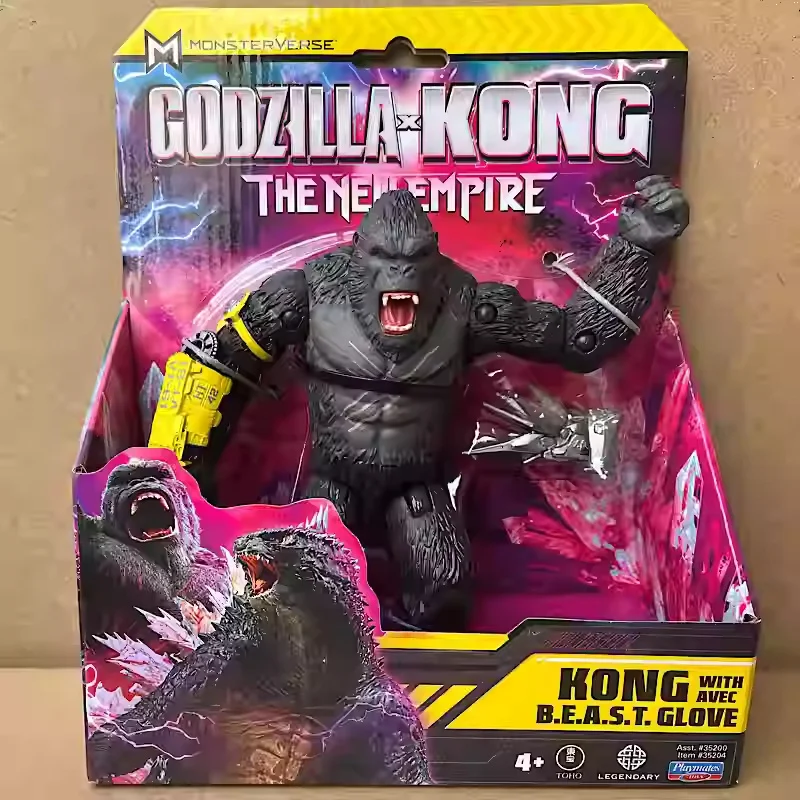 New 2024 Original Playmates Godzilla X Kong New Empire Anime Figure Tiamat Mothra Action Figure Child Toy Birthday Gift Toys