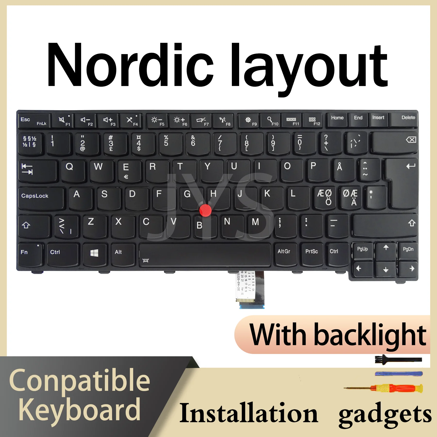 Latin Spanish Nordic Portuguese Swedish UK for Lenovo ThinkPad T440/T440s/T440P/T450/T460/L440/L450/L460/L470 Backlit Keyboard