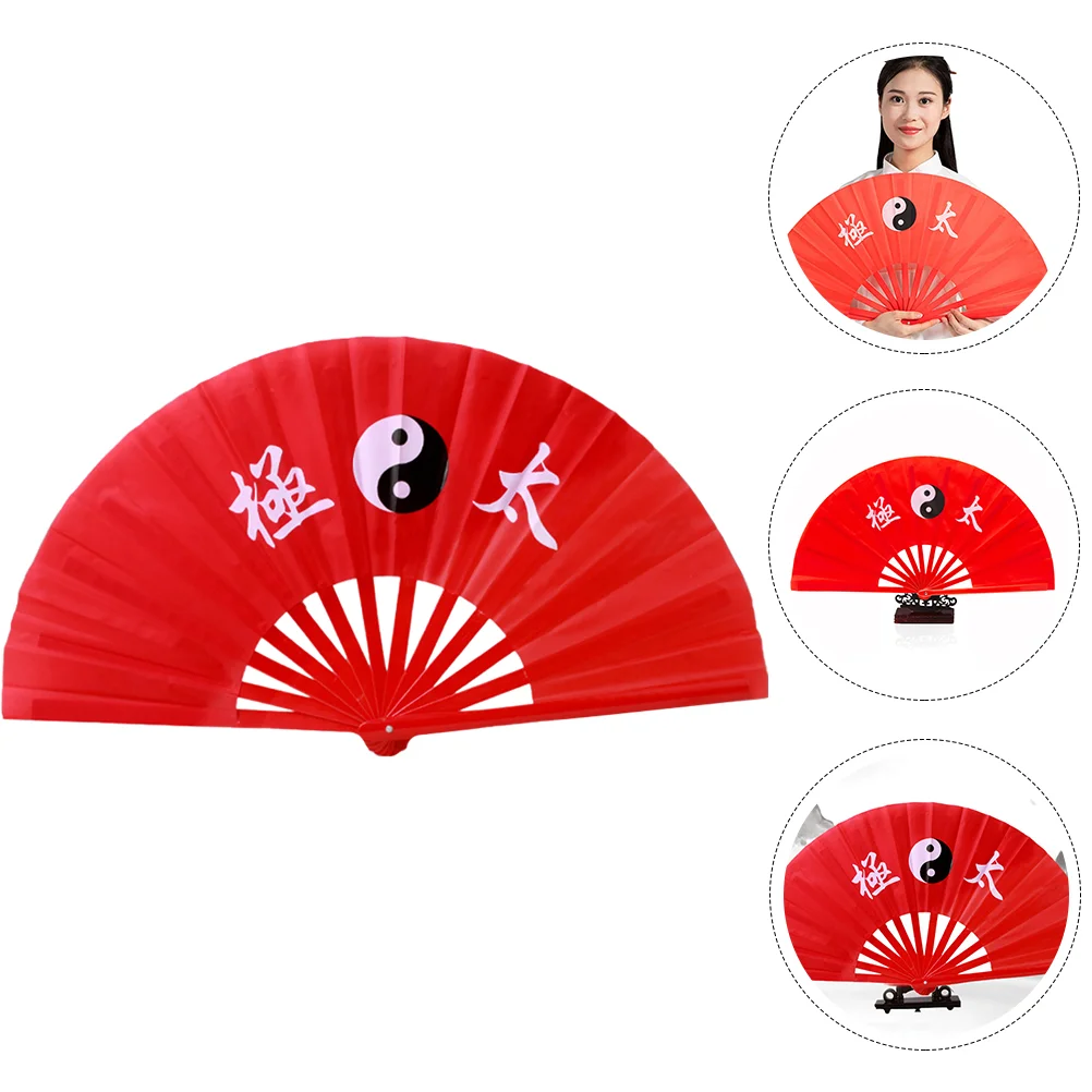 Tai Chi Fan Hand Held Foldable Chinese Style Portable Fans Folding Holiday Dancing Gift Miss