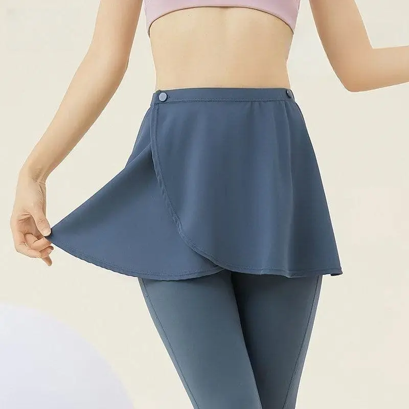 Yoga short skirt for women to cover the buttocks thin a piece of anti-exposure