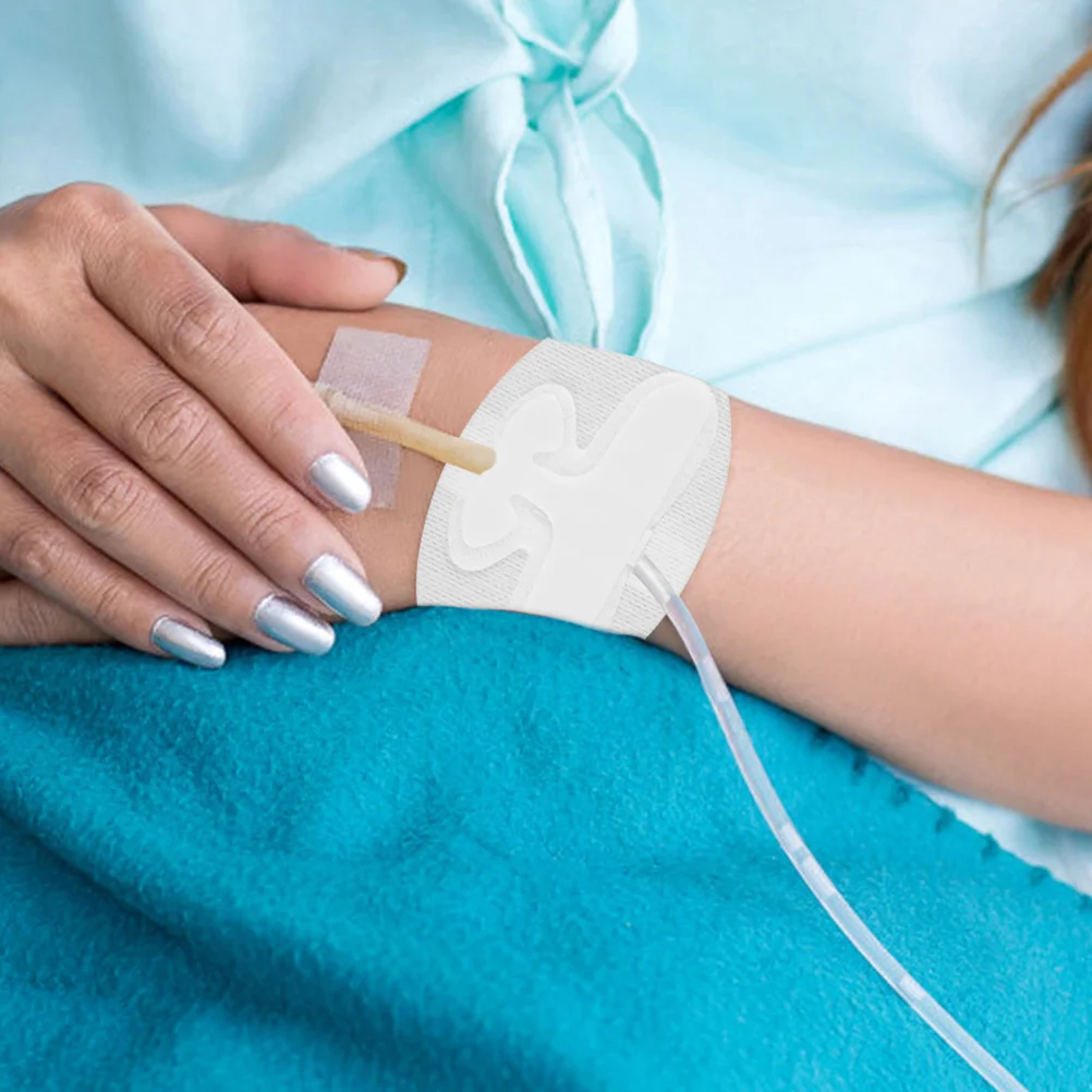 

4 шт., наклейка для фиксации катетера, нетканая ткань, противоскользящая трубка для мочи, стабилизатор, удобный профессиональный держатель катетера