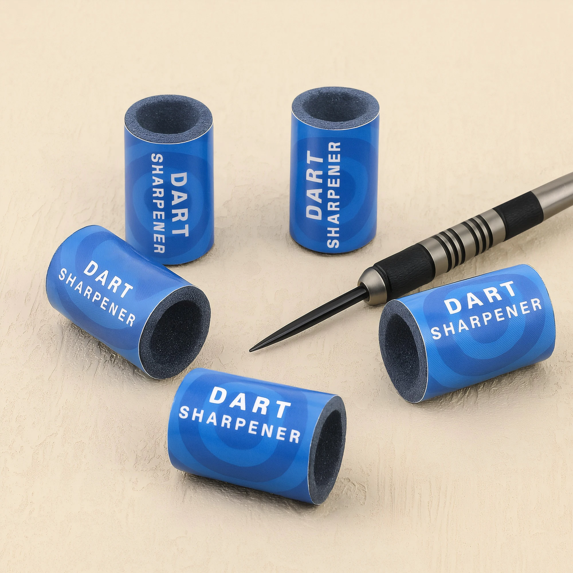 Professionelle Dart-Schärfsteine, 1/2/4-teiliges Set, Stahl-Dartspitzen-Schärfwerkzeuge für präzise Dart-Wartung, langlebiges Dart-Zubehör, universell für alle Stahl-Darts. – Detail 5
