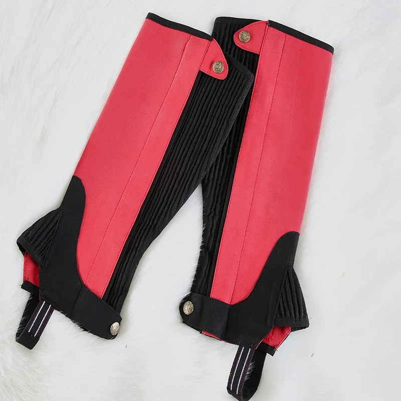 Leggings ecuestres, botas para montar a caballo, cubierta para adultos y niños, protector de piernas, equipo de equitación, cubierta para botas de jinete