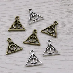 30pcs Charms Hallows Deathly Antique Pendants For DIY Jewelry Bracelet Necklace Making  Handmade Craft