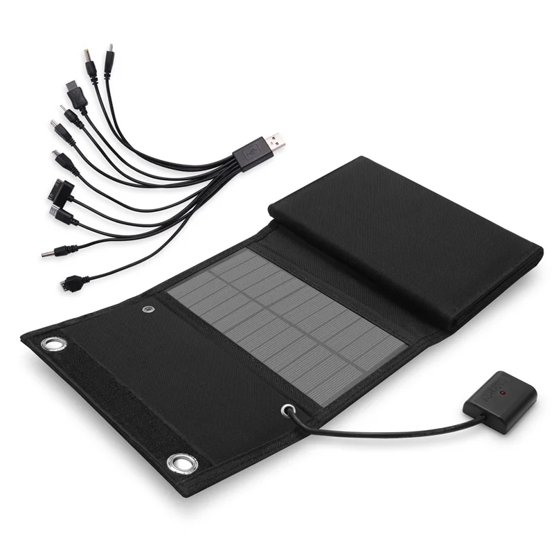 

ABRO-12W Складная USB-солнечная панель Солнечная батарея Портативное складное водонепроницаемое зарядное устройство для солнечной панели для мобильного телефона Кемпинг Туризм