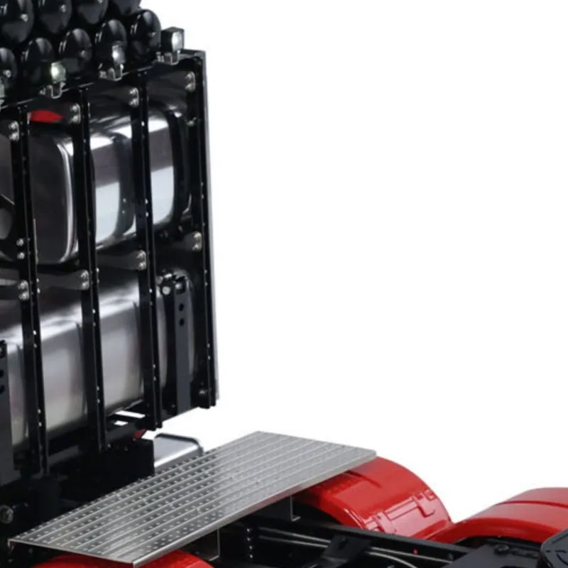 

1/14 LESU 8X8 RC Трактор Грузовик Металл TOUCAN DIY Готовый к GO Радио Автомобиль 2-скоростная передача Свет Звук Модель автомобиля THZH1873