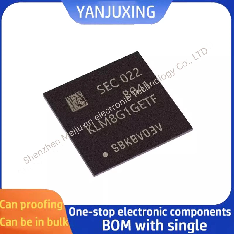 1pcs/lot KLM8G1GETF-B041 KLM8G1GETF 8G EMMC 5.1 BGA153 Memory chip in stock