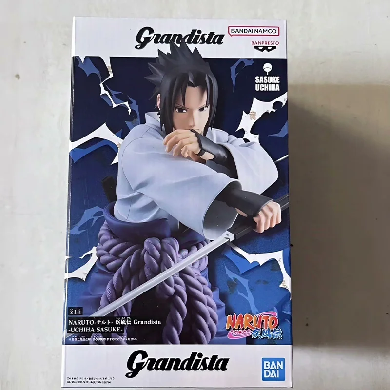 

in stock Original Genuine BANDAI NAMCO Grandista NARUTO Shippuden Grandista Uchiha Sasuke PVC 24cm Figure model doll toy gift