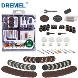 Dremel 709-RW2 Electric Grinder Engraving Rotary Tool Accessories Set 110Pcs Grinder Kit Multi Sanding Polishing Cutting Machine