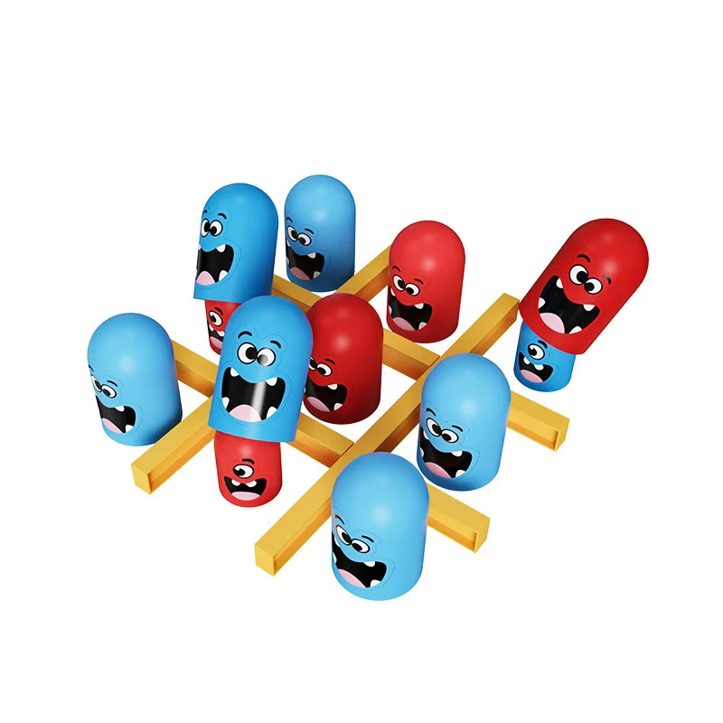 Tic Tac Toe Game Children Tictactoe Boy Intelligence Parent-child Interaction Fun Game Matryoshka Doll Party Board Game