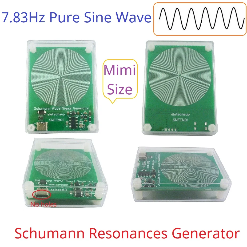NEW!Schumann Resonances 7.83Hz Pure Sine Wave Ultra Low Frequency SR Signal Generator Audio Resonator External BatteryAvailable
