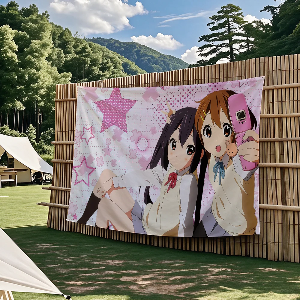 Japanische Rosa Kawaii Anime-Flagge K-ON! Flaggen-Wandteppiche für Outdoor-Partys, Schlafzimmer, Wohnzimmer, Studentenwohnheime, Wanddekoration, Banner, Geschenke – Detail 7
