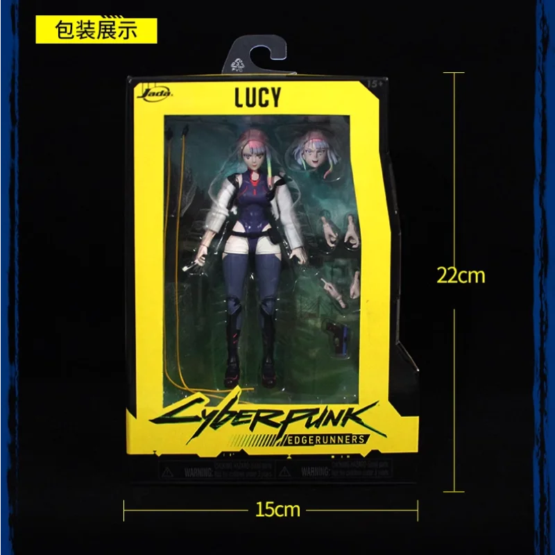 JADA Cyberpunk Edge Walker Cyber Surfers David Lucy bewegliche Actionfigurenmodelle Figuren