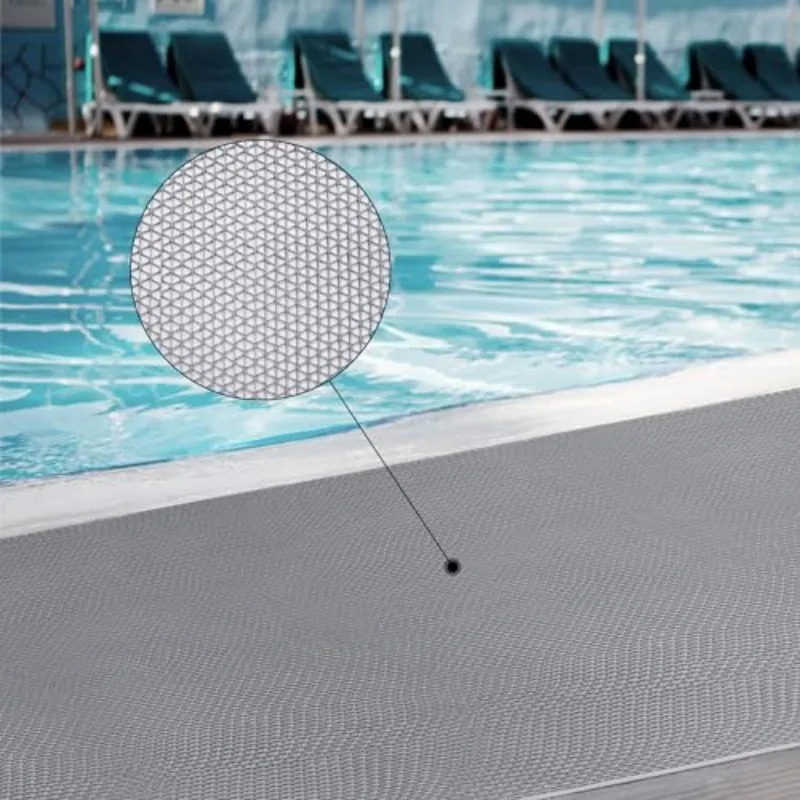 Heavy Duty Commercial PVC Hollow Drainage anti Slip Floor Mat, Suitable for Gray Damp Areas, Suitable for Swimming Pools
