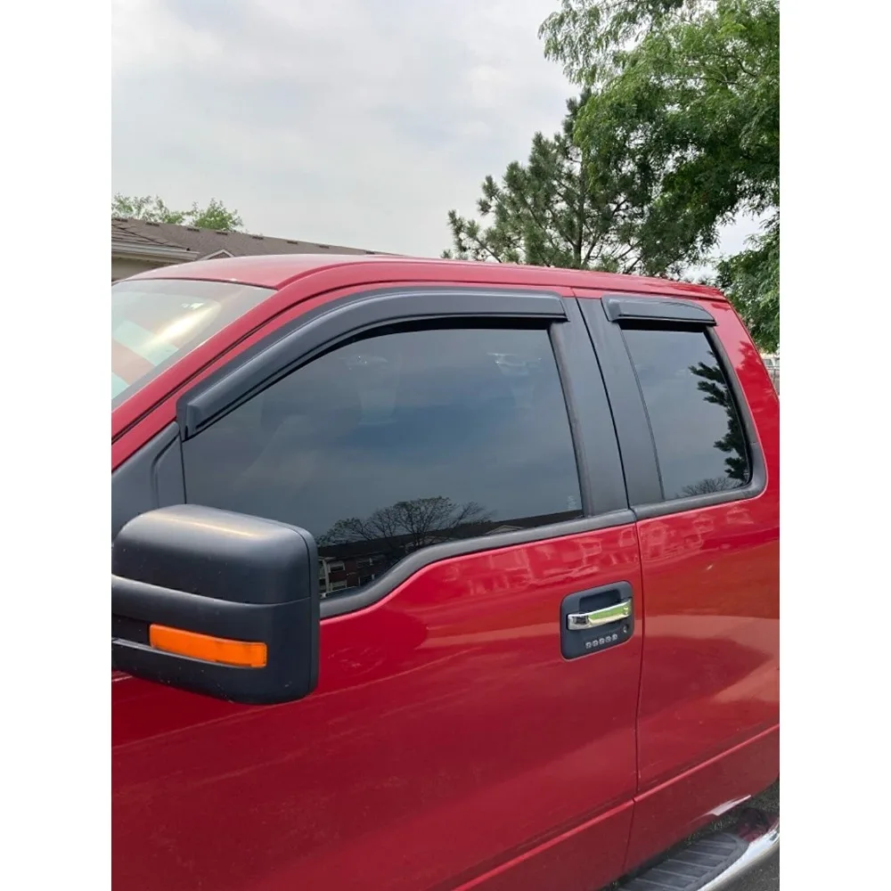 

Для Ford F150 Supercab 2004-2014 годов выпуска, 4 шт. дефлекторов окон, ветровиков, защита от солнца и дождя