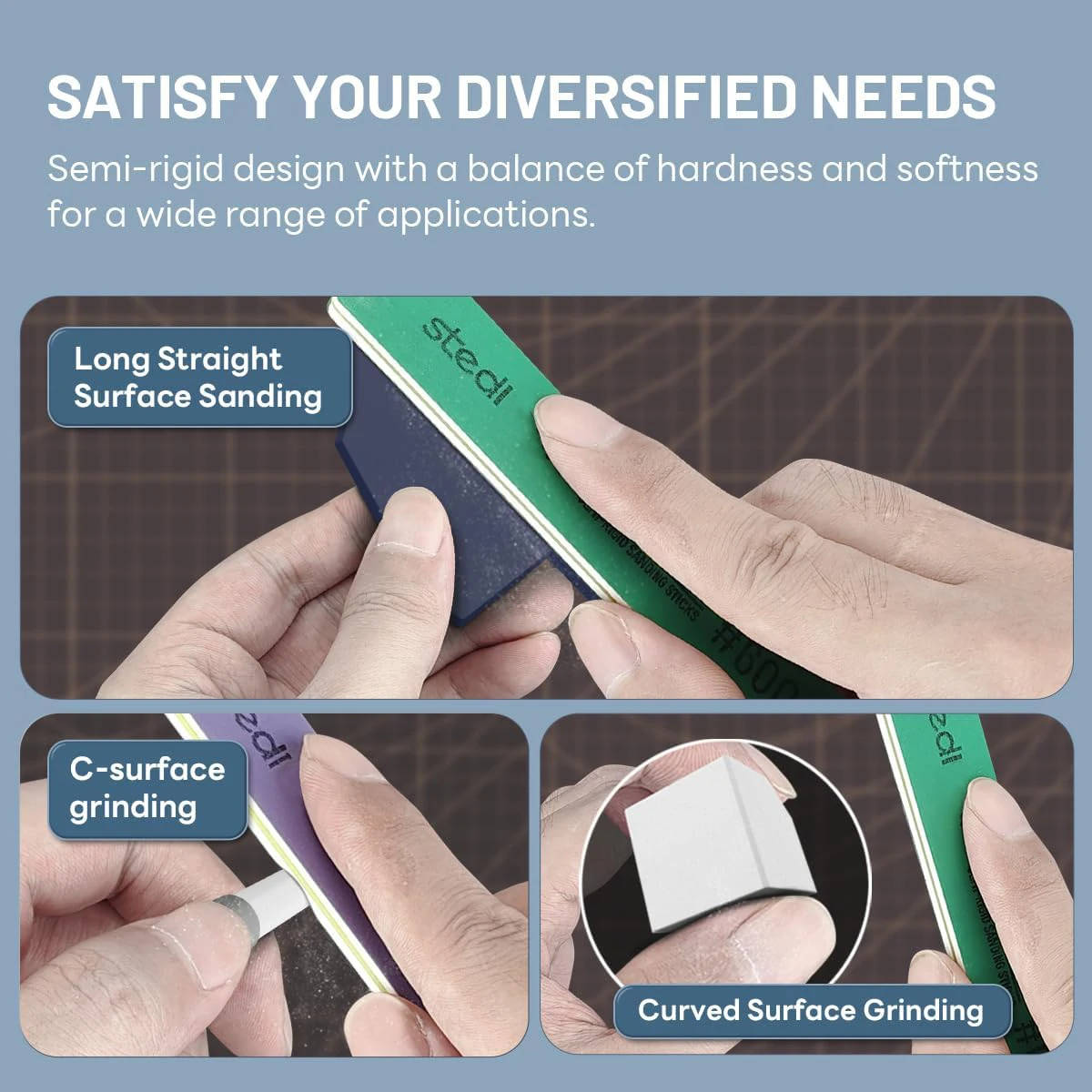 أعواد الصنفرة stedi، أدوات صنع هواية النموذج، أدوات أعواد الصنفرة الملمعة لإصلاح Gundam نموذج بلاستيكي ونموذج مقياس