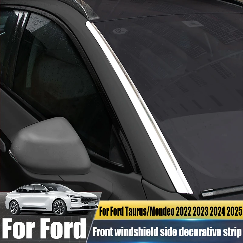 

Для Ford Taurus/Mondeo ‌ 2022 2023 2024 2025 переднее лобовое стекло, боковая декоративная полоса, автомобильные товары для украшения интерьера