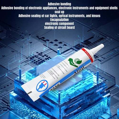 Imagen 2 del producto Cinta eléctrica líquida, pegamento aislante impermeable, sellador resistente al calor, pegamento para reparación de cables eléctricos, pegamento para línea de fijación para el hogar