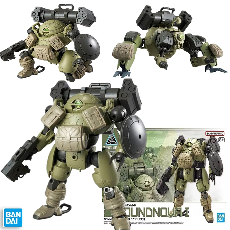 

Bandai Original MODEL KIT 30 MINUTES MISSIONS 1/144 ROUNDNOVA I Anime Action Figure Assembly Model Toys Model Gifts For boys