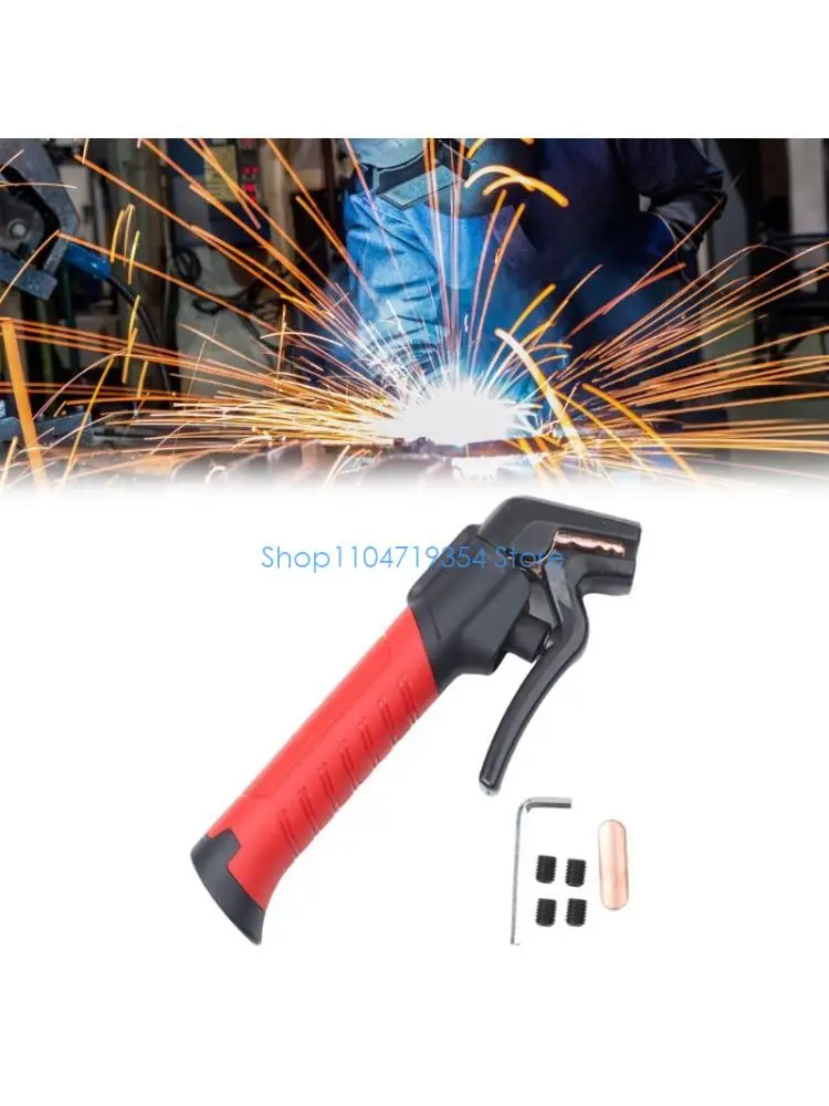 0XLD Professional Welding Electrode Holder with Insulated Handle 600A Welder Electrodes Clamp for 2.0-3.2mm Electrodes