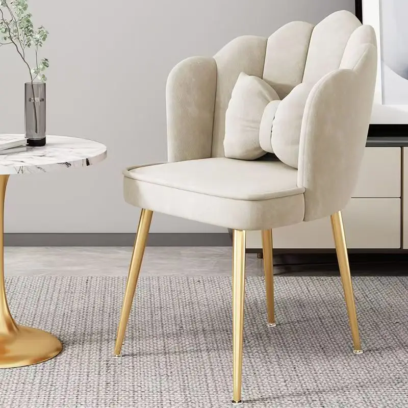 Modern design natural color fabric adjustable height chair easy to clean living room bedroom furniture