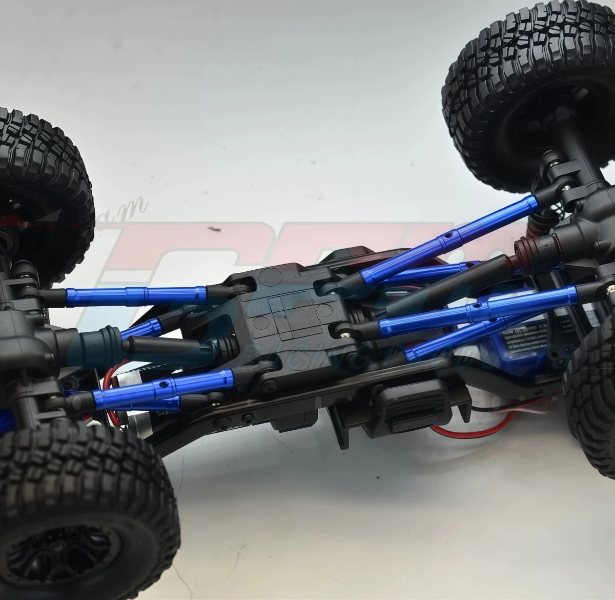 CNC Aluminum Adjustable Threaded Link Rod Set for Traxxas 1/18 4WD TRX4M 97074-1 Mini RC Crawler Upgrade Parts