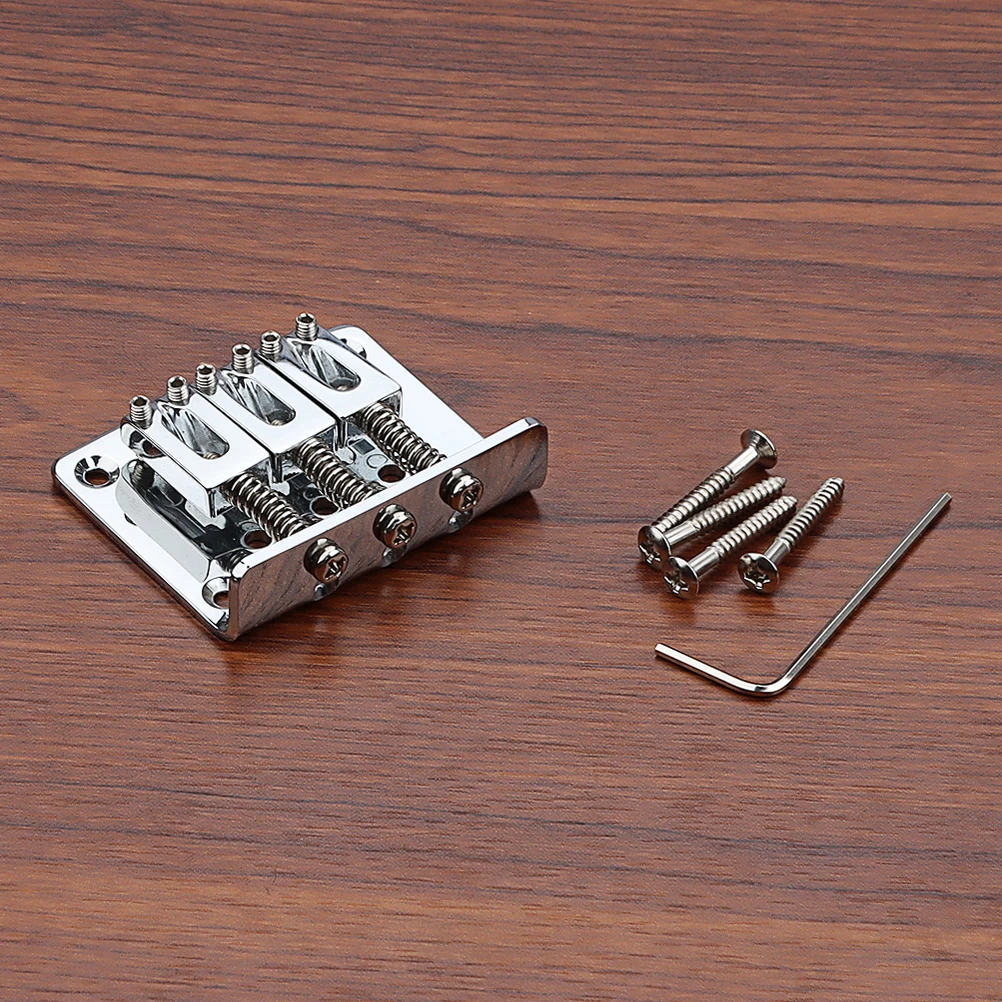 

Guitar Bridge Electric Parts Replacement Tremolo Roller Saddles Tailpiece for Accessories