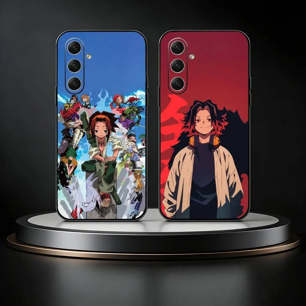 

Anime S-ShamanS K-King Phone Case For Samsung Galaxy A73,A21s,A22,A31,A52,A53,A71,A41Soft Black Shell