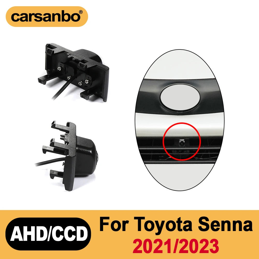 camara-de-vision-frontal-carsanbo-para-toyota-senna-2021-2023-vision-nocturna-impermeable-150°-°-camara-con-lente-ojo-de-pez