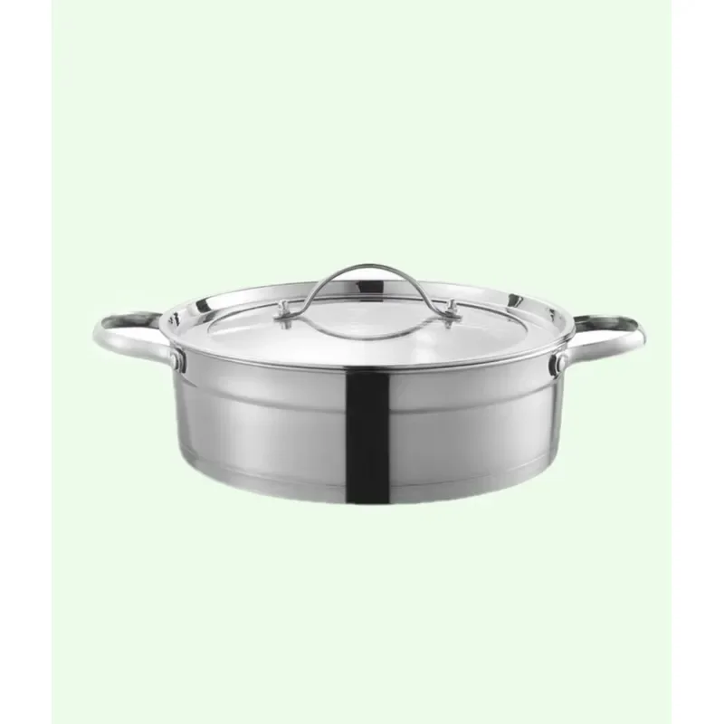 Stainless Steel Non Stick Soup Pot Heavy Duty Gas Cooker Exquisite Appearance Low Cost