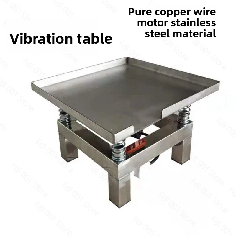 Small Concrete Vibrating Table, Cement Mortar Test Block Shaker with Stainless Steel Platform for Lab