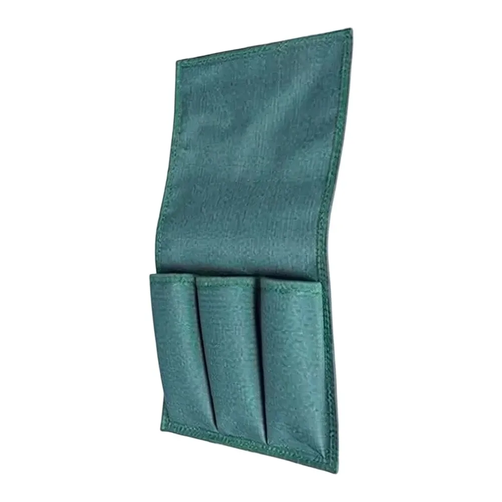 Green Garden Seat Bag for Kneeling Stool with Side Tool Pockets Waterproof Oxford Material Easy to Attach and Use