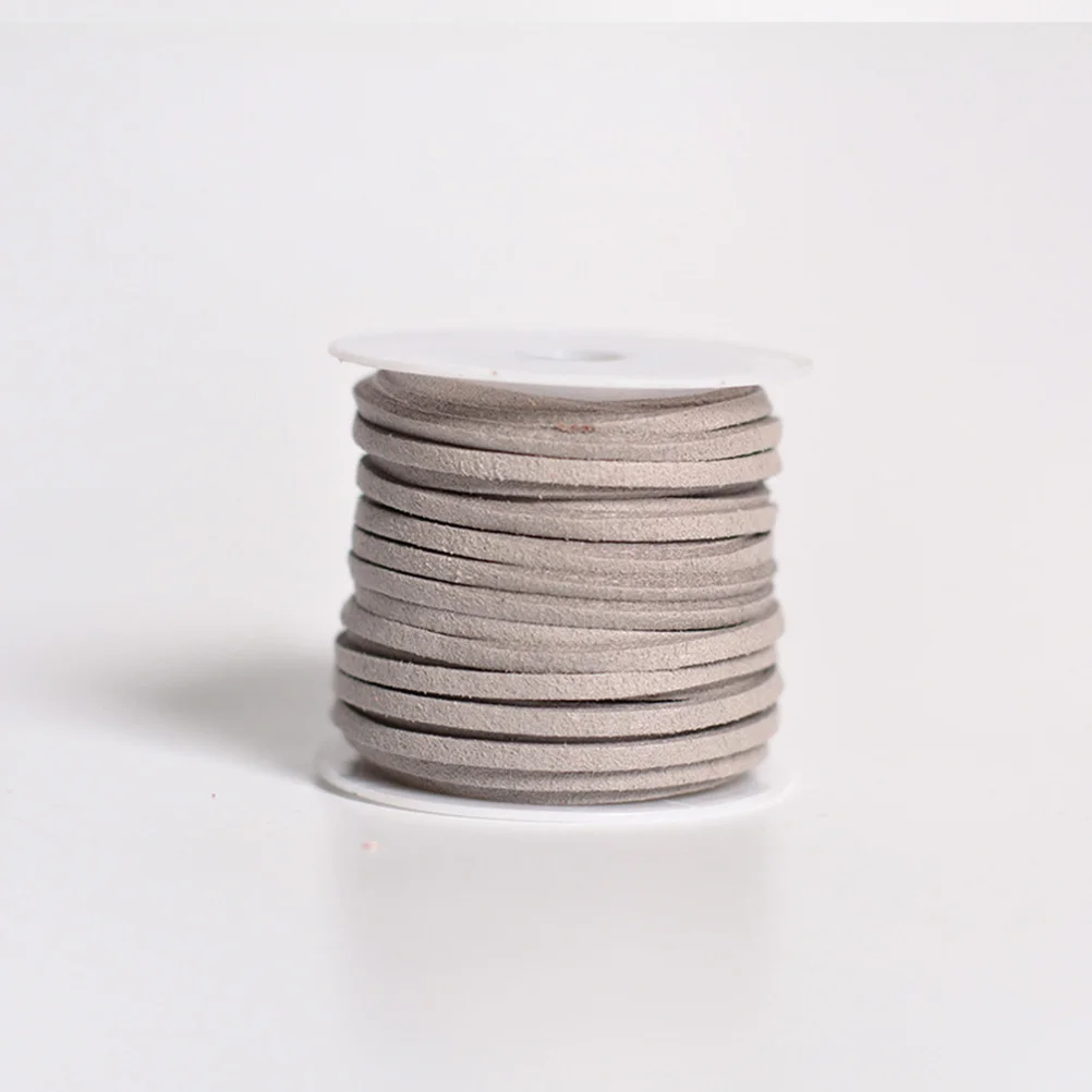 

4pcs 5Meters Artificial Suede Cord For Diy Jewelry Making Beading String Strap Craft Supplies Double Sided Rope