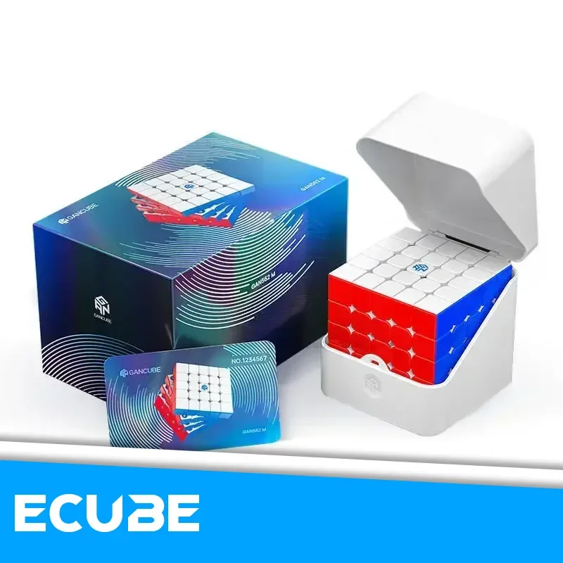 [Ecube]-マジックキューブUVコーティング,つや消しパズル,スピードキューバーへのギフト,5x5x5,gan562m