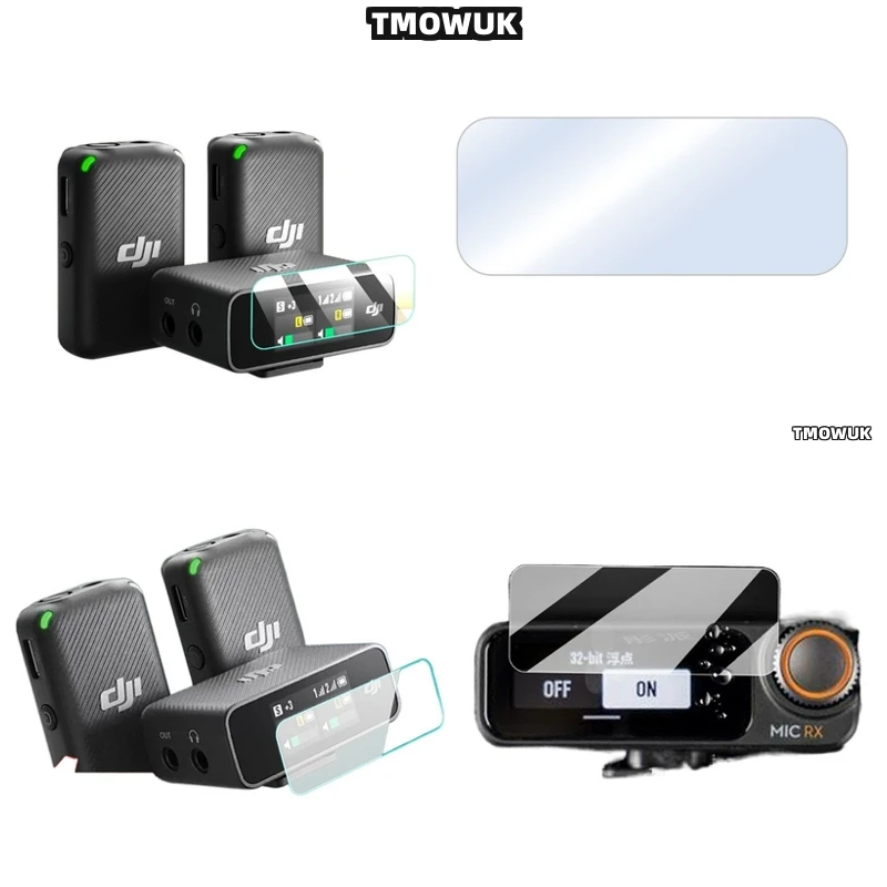 

For DJI Mic2, High Resistance Tempered Glass For Longevity