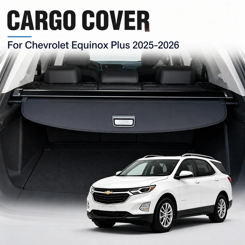 Cargo Cover Trunk Privacy Shade Rear Partition Anti-Theft Retractable Organizer for For For Chevrolet Equinox Plus 2025-2026