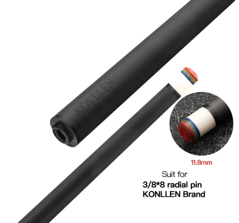 KONLLEN カーボンファイバー ビリヤードキュースティック 3/8インチ