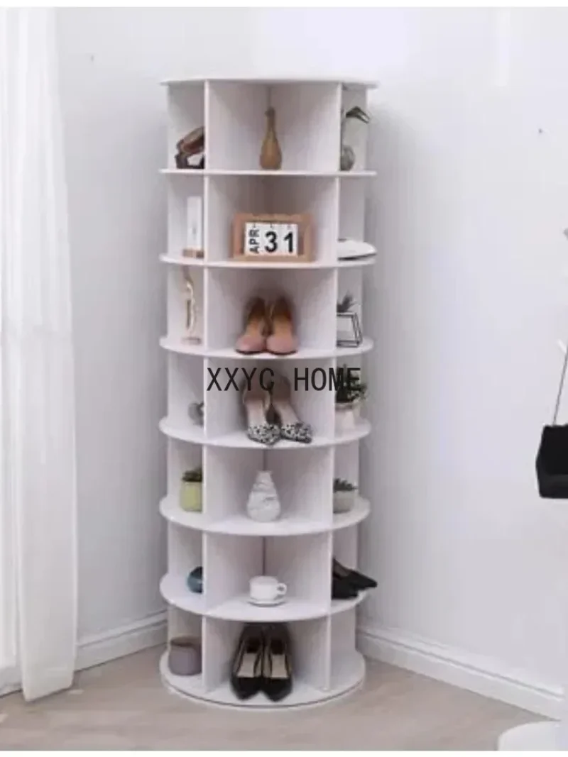 L Rotating shoe rack 360° original, Spinning shoe rack, Lazy susan, Reloving, tower,original 7-tier hold over 35 pairs of shoes