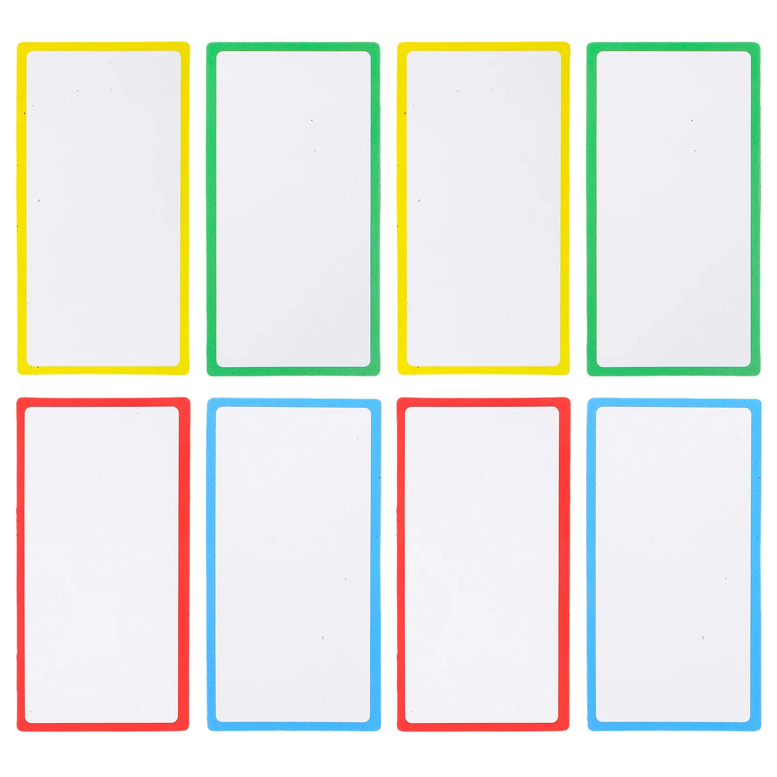 8 Pcs Magnetic Name Tape Tags Reusable Dry Erase Blank Labels Whiteboard for Classroom Soft